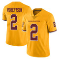 Friene W.Commanders #2 Amik Robertson Player Gold Limited Color Rush Home Game Stitched Jerseys