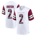 Friene W.Commanders #2 Amik Robertson Player White Game Home Stitched Jerseys