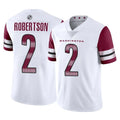 Friene W.Commanders #2 Amik Robertson Player White Limited Vapor Home Game Stitched Jerseys