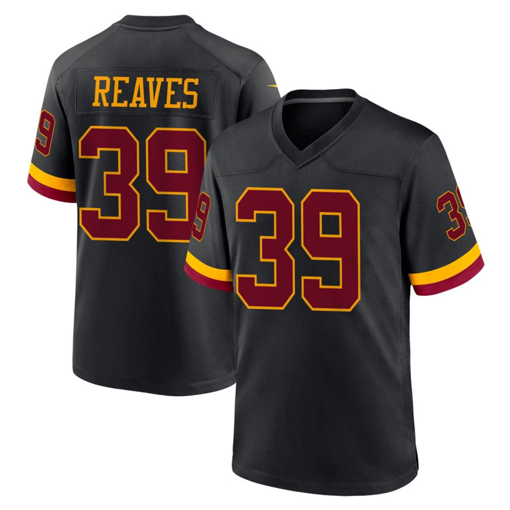 Friene W.Commanders #39 Jeremy Reaves Player Black Limited Home Game Stitched Jerseys