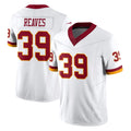 Friene W.Commanders #39 Jeremy Reaves Player White Limited Vapor F.U.S.E. Home Game Stitched Jerseys
