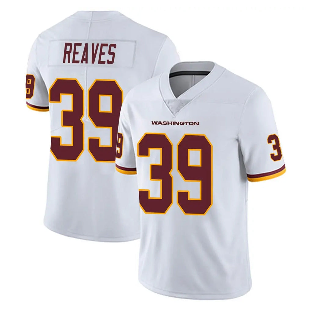 Friene W.Commanders #39 Jeremy Reaves Player White Limited Vapor Untouchable Home Game Stitched Jerseys