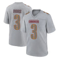 Friene W.Commanders #3 Stefon Diggs Player Gray Atmosphere Fashion Home Game Stitched Jerseys
