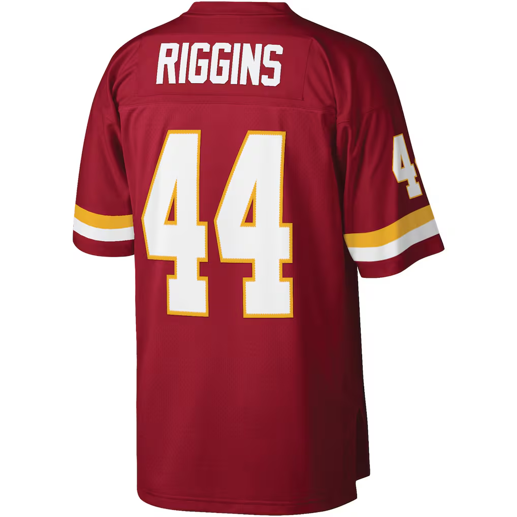 Friene W.Commanders #44 John Riggins Mitchell & Ness Burgundy Legacy  Puhic Replica Stitched Jerseys