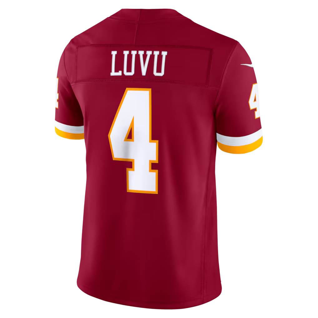 Friene W.Commanders #4 Frankie Luvu Burgundy Team Vapor F.U.S.E. Stitched Limited Jerseys