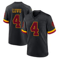 Friene W.Commanders #4 Frankie Luvu Player Black Limited Home Game Stitched Jerseys