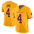 Friene W.Commanders #4 Frankie Luvu Player Gold Vapor Limited Stitched Jerseys