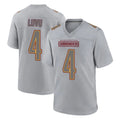 Friene W.Commanders #4 Frankie Luvu Player Gray Atmosphere Fashion Home Game Stitched Jerseys