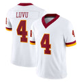 Friene W.Commanders #4 Frankie Luvu Player White Limited Vapor F.U.S.E. Home Game Stitched Jerseys