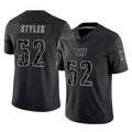 Friene W.Commanders #52 Sonny Styles Player Black Limited Reflective Home Game Stitched Jerseys