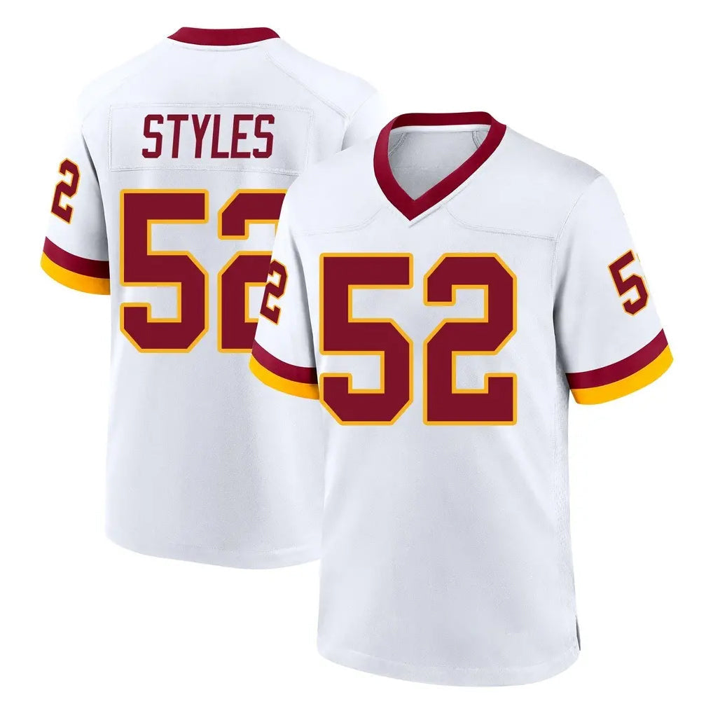 Friene W.Commanders #52 Sonny Styles Player White Home Game Stitched Jerseys