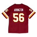 Friene W.Commanders #56 LaVar Arrington Mitchell & Ness Burgundy 2001 Legacy Throwback Replica Puhic Game Stitched Jerseys