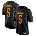 Friene W.Commanders #5 Jayden Daniels Player Carbon Black Fashion Stitched Jerseys