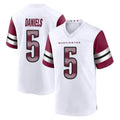 Friene W.Commanders #5 Jayden Daniels Player White Game Home Stitched Jerseys