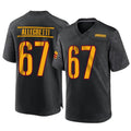 Friene W.Commanders #67 Nick Allegretti Player Black Home Game Stitched Jerseys