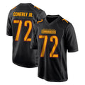 Friene W.Commanders #72 Josh Conerly Jr. Player Black Carbon Fashion Home Game Stitched Jerseys
