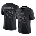 Friene W.Commanders #72 Josh Conerly Jr. Player Black Limited Reflective Home Game Stitched Jerseys