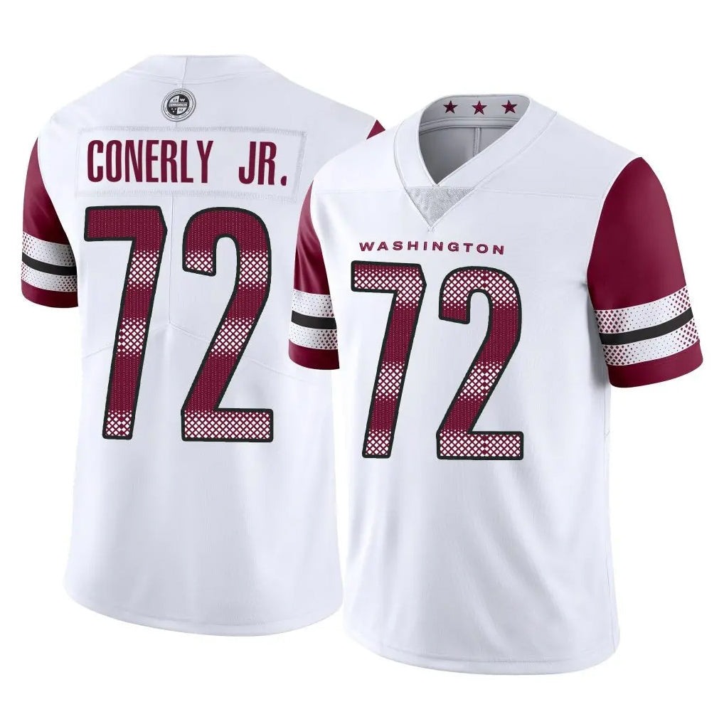 Friene W.Commanders #72 Josh Conerly Jr. Player White Limited Vapor Home Game Stitched Jerseys