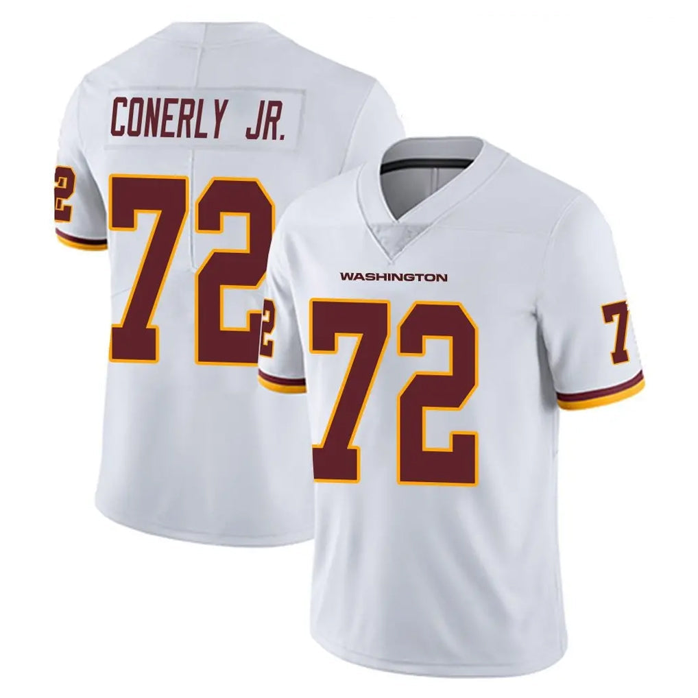 Friene W.Commanders #72 Josh Conerly Jr. Player White Limited Vapor Untouchable Home Game Stitched Jerseys