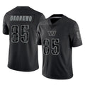 Friene W.Commanders #85 Chig Okonkwo Player Black Limited Reflective Home Game Stitched Jerseys