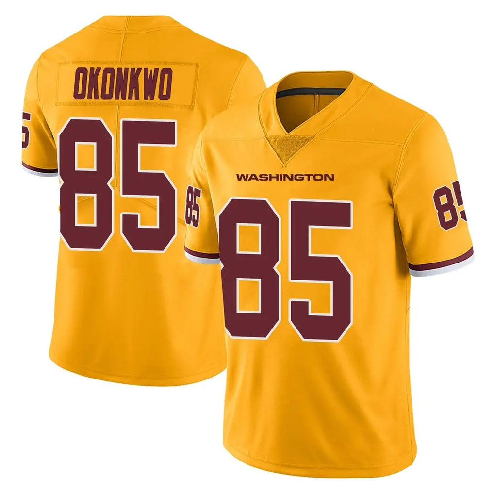 Friene W.Commanders #85 Chig Okonkwo Player Gold Limited Color Rush Home Game Stitched Jerseys