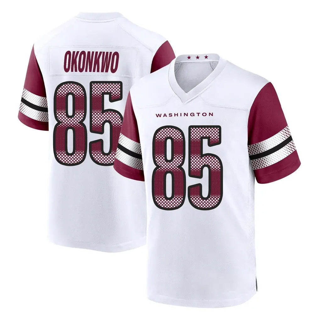 Friene W.Commanders #85 Chig Okonkwo Player White Game Home Stitched Jerseys
