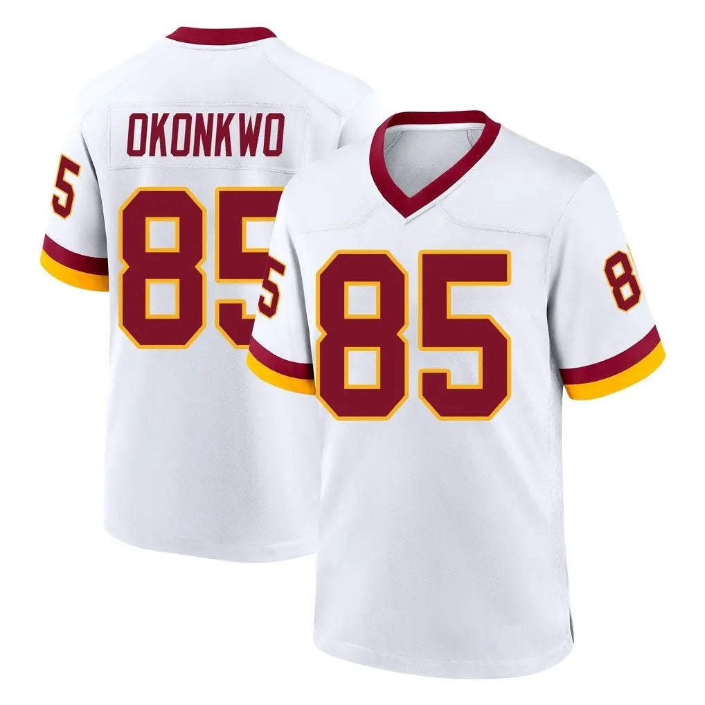 Friene W.Commanders #85 Chig Okonkwo Player White Home Game Stitched Jerseys