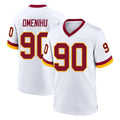 Friene W.Commanders #90 Charles Omenihu Player White Home Game Stitched Jerseys