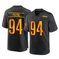 Friene W.Commanders #94 Daron Payne Player Black Home Game Stitched Jerseys