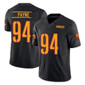 Friene W.Commanders #94 Daron Payne Player Black Limited Vapor F.U.S.E. Home Game Stitched Jerseys