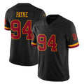 Friene W.Commanders #94 Daron Payne Player Black Limited Vapor Home Game Stitched Jerseys