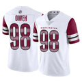 Friene W.Commanders #98 Odafe Oweh Player White Limited Vapor Home Game Stitched Jerseys