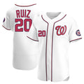 Friene W.Nationals #20 Keibert Ruiz Player White Elite Home Stitched Jerseys