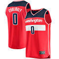 Friene W.Wizards #0 Bilal Coulibaly  Red Fast Break Replica Jerseys - Icon Edition
