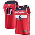 Friene W.Wizards #16 Anthony Gill  Red Fast Break Replica Jerseys - Icon Edition