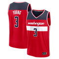 Friene W.Wizards #3 Trae Young Red Fast Break Jerseys - Icon Edition