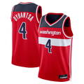 Friene W.Wizards #4 AJ Dybantsa Red 2026 Draft Swingman Jerseys - Icon Edition