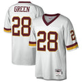 Friene W.Commanders #28 Darrell Green Mitchell & Ness White Legacy Replica Jersey Stitched Jerseys